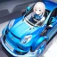 Placeholder: blue car