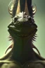 Placeholder: award winning portrait of a male anthropomorphic chameleon long black hair. character design by cory loftis, fenghua zhong, ryohei hase, ismail inceoglu and ruan jia. unreal engine 5, artistic lighting, highly detailed, photorealistic, fantasy