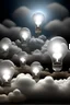 Placeholder: heaven for professors afterlife ideas lightbulbs clouds