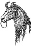 Placeholder: a goat 2d with horn