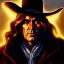 Placeholder: Ultra detailed fullbody Portrait+zoomout in oil on canvas of The Saint of Killers villain ,extremely detailed digital painting, extremely detailed face,crystal clear Big Glowing eyes, mystical colors ,perfectly centered image, perfect composition, rim light, beautiful lighting, 8k, stunning scene, raytracing, anatomically correct, in the style of robert e howard and Ken Kelley and Ohrai Noriyoshi and Simon Bisley and tomzj1