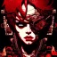 Placeholder: beautiful punk girl, hyper detailed, hyperdetailed, intricately detailed, illustration by <kilian eng> <Yoji Shinkawa>, darkred tones,