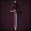 Placeholder: burgundy sword