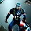 Placeholder: Captain America meets great white shark