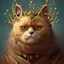 Placeholder: Ragdoll cat king wearing a golden crown, intricate, elegant, highly detailed, centered, digital painting, artstation, concept art, smooth, sharp focus, illustration, artgerm, Tomasz Alen Kopera, Peter Mohrbacher, donato giancola, Joseph Christian Leyendecker, WLOP, Boris Vallejo