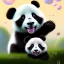 Placeholder: cute baby panda, by pixar