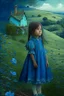 Placeholder: Once upon a time, in a small village nestled between rolling hills and lush green fields, there lived a curious teeneage girl named Lily. She was wears blue dressan imaginative child with an insatiable desire for adventure.