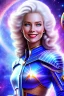 Placeholder: young cosmic woman smile, admiral from the future, one fine whole face, large cosmic forehead, crystalline skin, expressive blue eyes, blue hair, smiling lips, very nice smile, costume pleiadian,rainbow ufo Beautiful tall woman Galactic commander, ship, perfect datailed golden galactic suit, high rank, long hair, hand whit five perfect detailed finger, amazing big blue eyes, smilling mouth, high drfinition lips, cosmic happiness, bright colors, blue, pink, gold, jewels, realistic