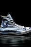 Placeholder: A converse sneaker, covered in Dallas cowboys theme