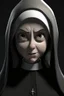 Placeholder: creepy young animated nun