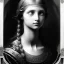 Placeholder: a young woman playing video games, Gustave Doré black and white illustration, beautiful eyes, beautiful face