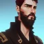 Placeholder: Tom Cruise beard Christmas military cyberpunk