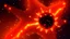 Placeholder: An reddish-orange star sparks up inside man's thorax