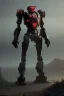 Placeholder: dark armor robot ai soldier mech dystopian scary gladiator predator monster