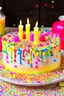 Placeholder: birthday cake with confetti