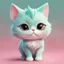 Placeholder: A delightful and adorable cartoon illustration featuring a cute mint-colored cat against a charming pink background, (delightful illustration:1.4), (adorable cartoon cat:1.5), (charming pink background:1.3), (expressive mint hues:1.2), inspired by the styles of cute cartoon artists, trending on ArtStation, Intricate, Sharp focus, vibrant lighting, (whimsical:1.4), (playful ambiance:1.3), (lush fur details:1.5), Cartoon, Masterful, Captivating, High Detail, Cinematic view