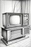Placeholder: pencil drawing of television
