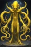 Placeholder: yellow elder god of ballance inhumane cosmic horror yellow paint