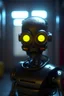 Placeholder: new york underground, a cute female chat robot that stares at the camera like its the prettiest demon he has ever seen, its such a perfect day, motion blur, smoke, 8k, downlight, soft light, depth of field, photorealism, trending on art station, lotsa detail