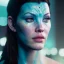 Placeholder: Liv Tyler as Avatar (movie), closed eyes, rtx, reflection, 8k, glow, winning photography, caustics