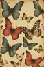 Placeholder: vintage butterfly background