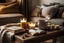 Placeholder: Craft a cozy feature image depicting a square coffee table with a focused cup of coffee styled with warm, inviting elements like candles, books, and a plush throw blanket, evoking a sense of comfort and relaxation.
