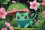 Placeholder: Bulbasaur in 8k Hayao Miyazaki draw style, neon effect, close picture, highly detailed, high details, detailed portrait, masterpiece,ultra detailed, ultra quality