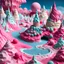 Placeholder: detailed creepy landscape made of cake frosting, cotton candy, ice cream, strong texture, extreme detail, octane render, Yves Tanguy, Max Ernst