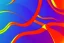 Placeholder: Vector technology abstract background with dynamic amorphous vector flowing gradient particle water curve waves and modern red, yellow, orange lines. Retro futurism geometric, cyberpunk.