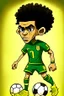 Placeholder: ف ساهقف Brazilian football player cartoon 2d