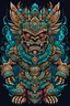 Placeholder: aztec multidimensional monster god