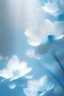 Placeholder: Soft blue colors, floating, ambient music, soft light, relaxing image, flowers, pro Shoot, detailed, realistic, 4k