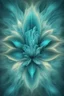 Placeholder: abstract surreal cyan bright holy flower