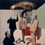 Placeholder: UN conference,a cat and human flesh-like surgical instruments and universe-like a pigeon and neuralink, surrealism,minimalism,Painting By Adrian Ghenie, Rene Magritte, Salvador Dali, Lucian Freud