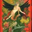 Placeholder: pagan god of flowers and fruits riding on a dragon