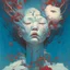 Placeholder: portrait of illussion by james jean