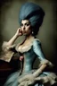 Placeholder: cute Singer Amy Winehouse as Marie-Antoinette