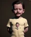 Placeholder: Salvador Dali toddler, full body, dramatic lighting, hyper realistic