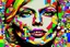 Placeholder: pop art pixels 1000 images i think to myself,,,,, what a wonderful world