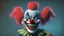 Placeholder: clown smiling animated