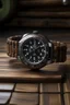 Placeholder: A submarine watch on a rustic wooden surface, evoking the sense of adventure and maritime heritage.