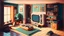 Placeholder: Modern architecture retro gamer’s apartment