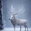 Placeholder: the most stunning, beautiful portrait of a white stag in a winter landscape, mystical, high-quality, ultrafine-detail, flickering light, mist, 8k resolution, 3d octane render, digital art, detailed matte, brian froud, howard lyon, selina french, anna dittmann, annie stokes, lisa parker, greg rutowski,