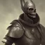 Placeholder: Skull headed knight with armor, Portrait head and shoulders, smoke, realistic, 8K, High Definition, Centered