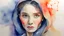 Placeholder: WaterColor Painting, A woman rejected from society