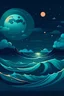 Placeholder: sea and night related