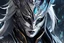 Placeholder: kindred with her mask in 8k anime realistic drawing style, ronin custom , close picture, rain, apocalypse, intricate details, highly detailed, high details, detailed portrait, masterpiece,ultra detailed, ultra quality