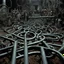 Placeholder: [colour high res photo: Night of the Living Dead (1968) by Romero] In a climactic moment, intricate pipes appear, twisting and turning in a maze of complexity. Characters watch in awe as the pipes emit a harmonious hum, resonating with inexplicable power. Each pipe is adorned with ornate engravings and pulsating lights, forming a mesmerizing sight.