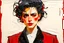 Placeholder: Egon Schiele, figurative abstract expressionist art, female vampire,full body portrait perfection,abstract painting ,acrylic art,oil paint,sharp brush strokes, fine palette knife, highly detailed hair and facial features, soft skin tones, subdued natural colors, museum quality render