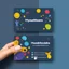 Placeholder: business card design for physiotherapy. Playful. Colorful